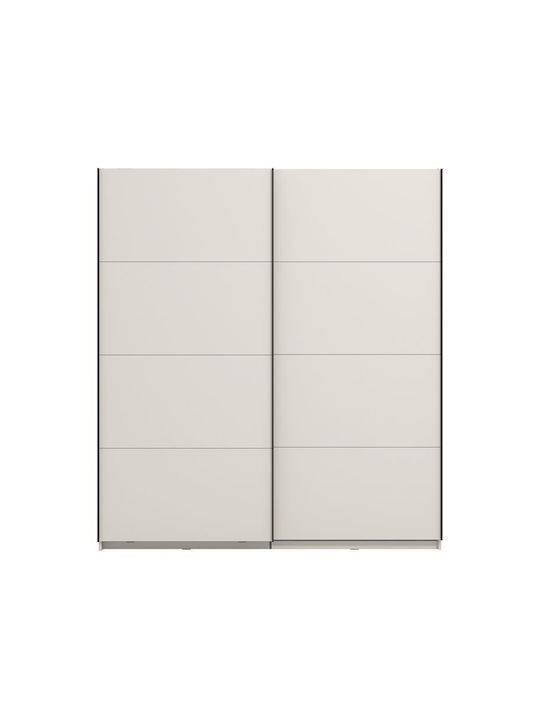 Double Door Wardrobe Gard 200 Cashmere 195x61x217cm