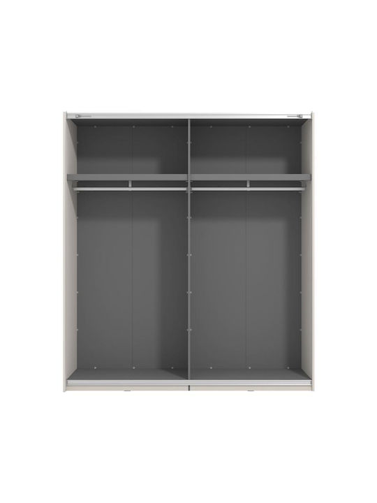 Double Door Wardrobe Gard 200 Cashmere 195x61x217cm