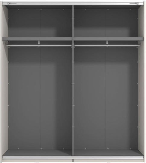 Gard 200 Δίφυλλη Ντουλάπα Cashmere 195x61x217cm