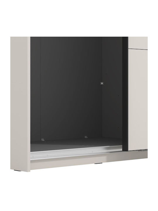Double Door Wardrobe Gard 200 Cashmere 195x61x217cm