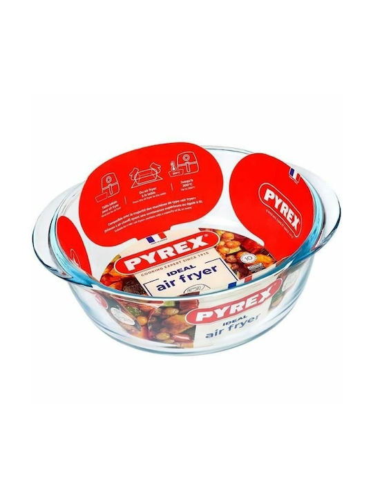 Pyrex Rund Feuerfestes Geschirr Glas 2300ml 1Stück