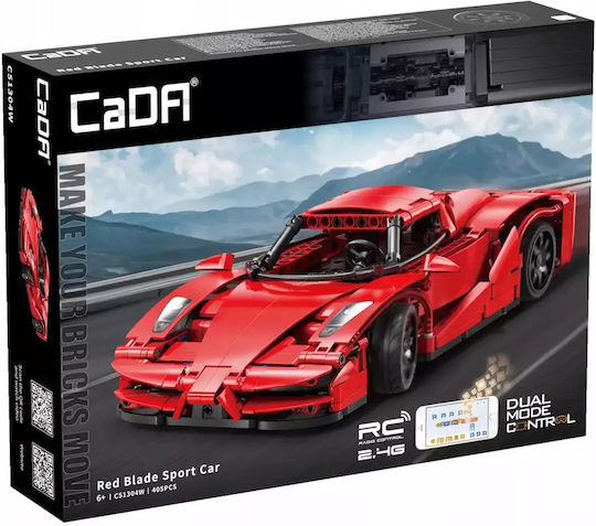 CaDA Bricks Ferngesteuertes Auto Rot