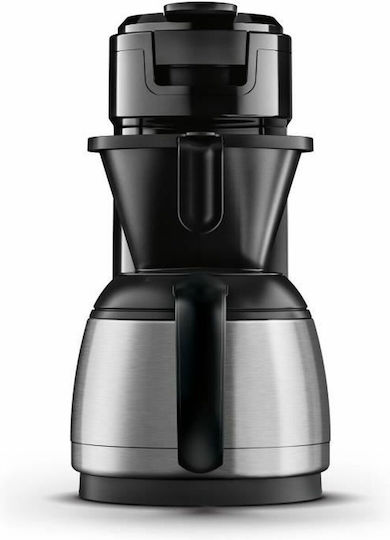 Philips Senseo Καφετιέρα για Κάψουλες Senseo Πίεσης 1bar Μαύρη