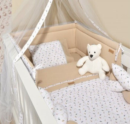Baby Oliver Set Für Krippe Beige 2Stück
