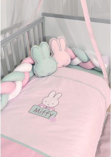 Baby Oliver Set Für Krippe Miffy Rosa 3Stück