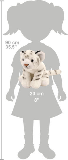 Wild Republic Jucărie de pluș Tigru Alb Bebeluş 20 cm.