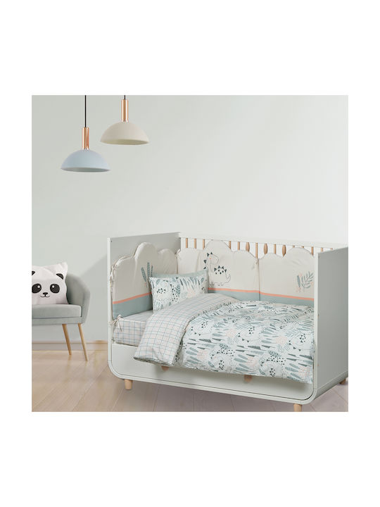 Das Home Baby Sheets Set Crib Cotton Gray 130x170cm 3pcs