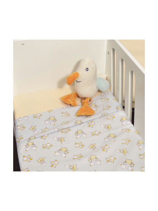 Baby Oliver Seturi de cearșafuri pentru bebeluși Pentru Cradle Bumbac Multicolore 80x100buc 2buc
