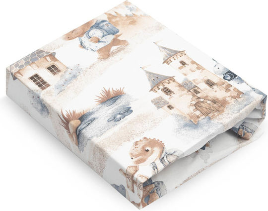 Sensillo Baby Sheet Crib Cotton 60x120cm