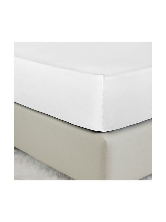 Nima Baby Sheet Crib Cotton Fitted White 70x140cm