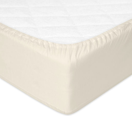Matex Baby Sheet Crib Cotton Ecru Ecru 70x140cm