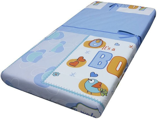 Beboulino με Λάστιχο It's A Boy Μπλε 60x120εκ.