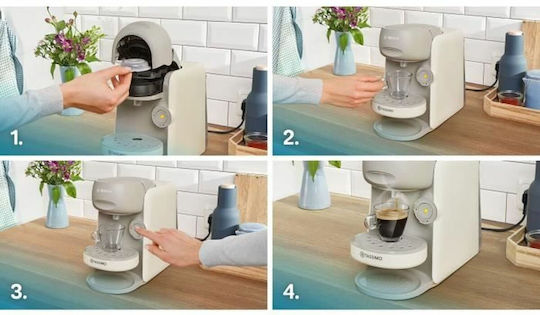 Bosch Kapsel-Kaffeemaschine Tassimo Druck 3.3bar Beige