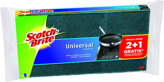 Scotch Brite Σετ Σφουγγάρια Πιάτων Μπλε 3τμχ