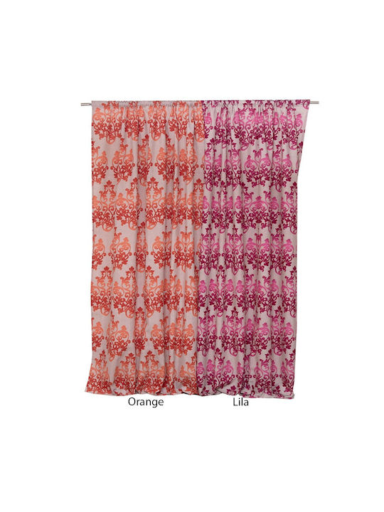 Viopros Lilac Pencil Pleat Curtain 140x270cm