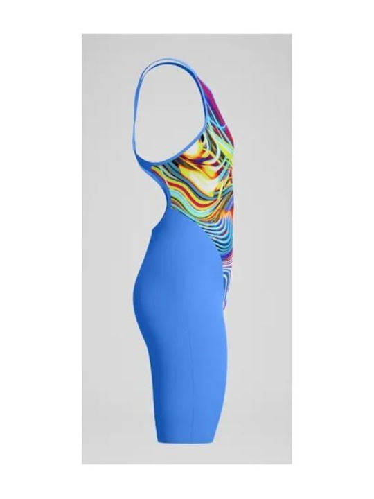 Speedo Fastskin Lzr Pure Valor 2.0 Openback 1586018465 Women's One Piece Competition Swimsuit Blue