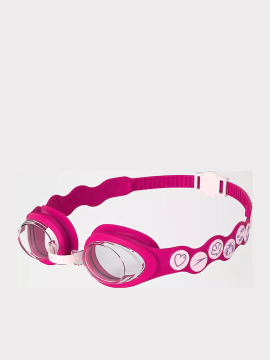 Speedo Swimming Goggles Kids with Anti-fog Lenses Pink