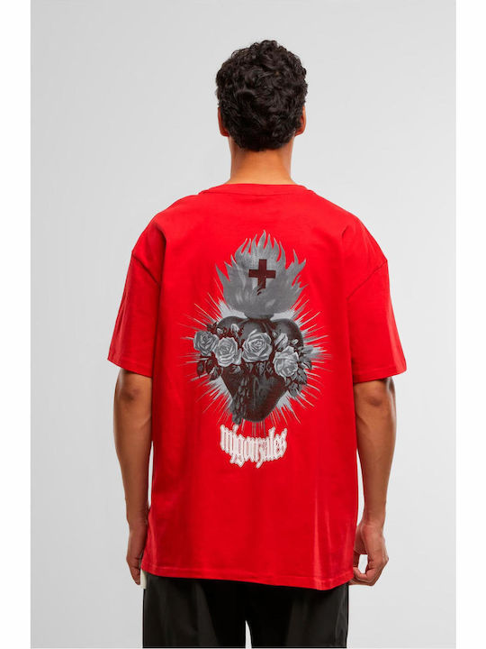 Mj Gonzales Mjg Heavy Oversized Tee Pray You Cityred Fw25 Mjg12155-00491