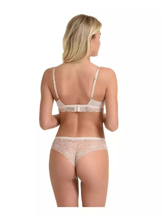 Miss Rosy Bralette Σουτιέν Μπεζ