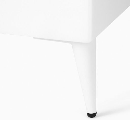 Mafos 230-220vb100wh Metallic White Matte Furniture Leg