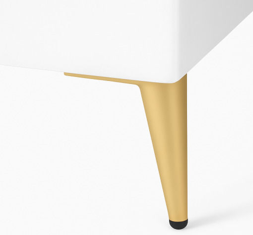 Mafos 230-220lg200go Metallisches Möbelbein Gold Matt