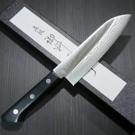 Tojiro Damascus Santoku Knife 17cm Vg-10 Steel 37 Layers