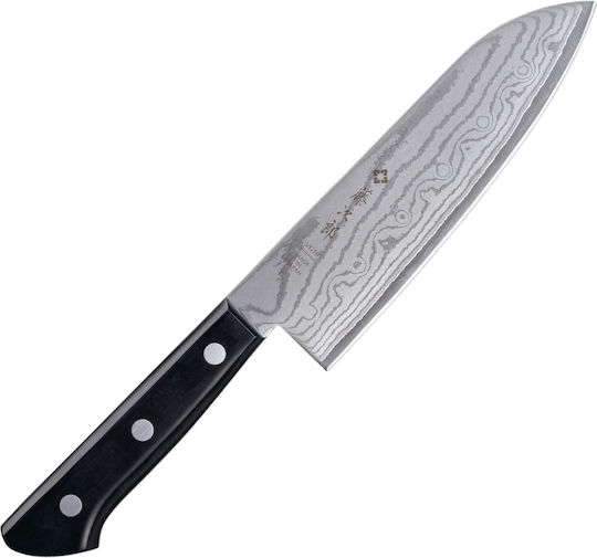 Tojiro Damascus Santoku Knife 17cm Vg-10 Steel 37 Layers