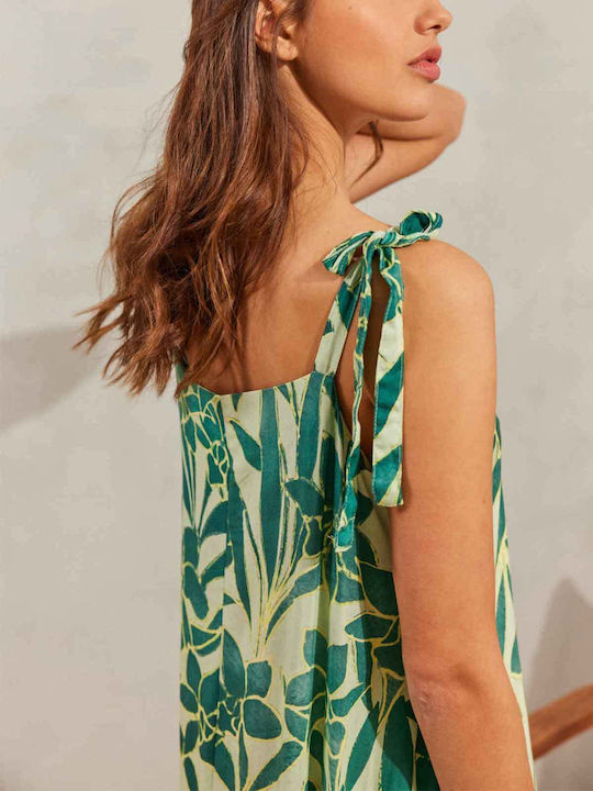 Лятна Maxi Рокля Pool Green