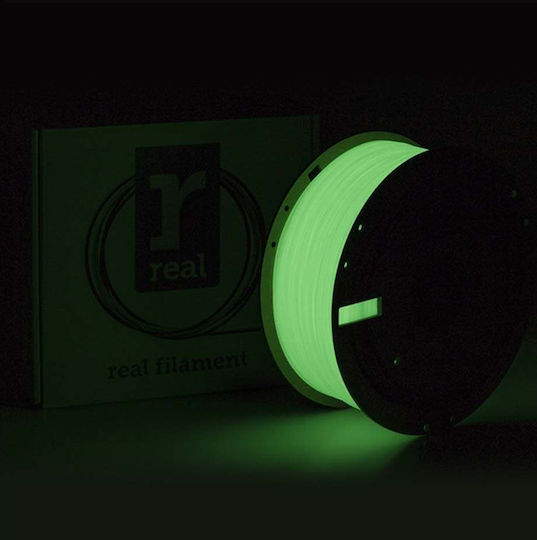 Real Filament PLA 3D Принтер Филамент 1.75мм Светещ В Тъмното 1кг 1бр Макарa