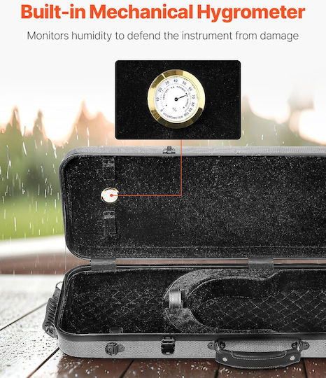 Vevor Case Violin Padded 4/4 Gray