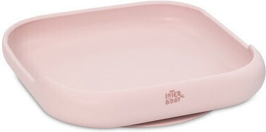 Interbaby Feeding Set made of Silicone Pink 4pcs