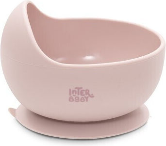 Interbaby Feeding Set made of Silicone Pink 4pcs