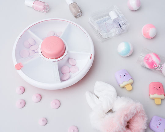 GoBe Kinderteller Snack Spinner aus Plastik Rosa