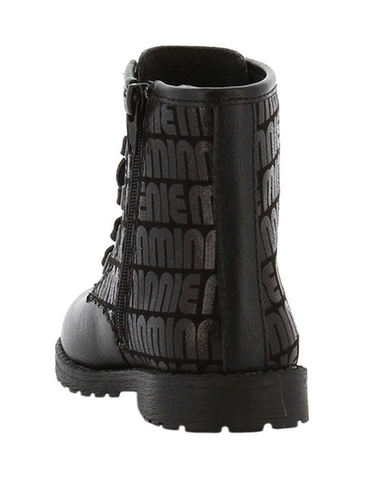 Kids Boots with Laces Black