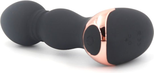 Kinksters Πρωκτική Σφήνα με Δυνατότητα Ασύρματης Λειτουργίας και Δόνηση Μαύρη
