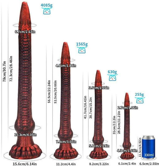 Kinksters Analdildo Groß Rot