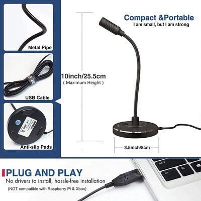 Cmteck G009 Mikrofon USB Tischplatte