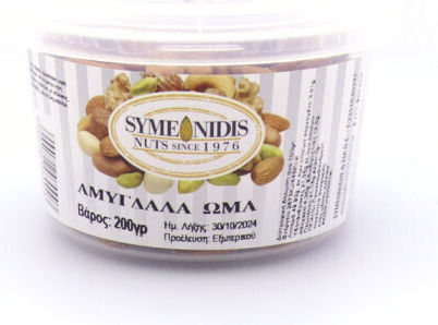 Συμεωνίδης Αμύγδαλα Ωμά Ψίχα Χωρίς Αλάτι 200gr