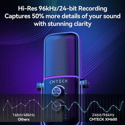 Cmteck XM600 Μικρόφωνο Επιτραπέζιο για Studio