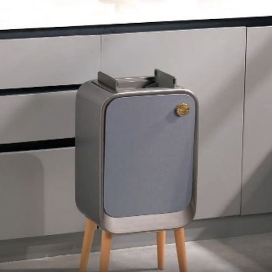 Delta Cleaning Silver Waste Bin 20lt