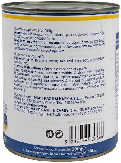 Arion Food Mushrooms 800gr