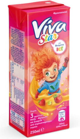 Viva Star APFEL-ERDBEERE-TRAUBE 250ml 1Stück