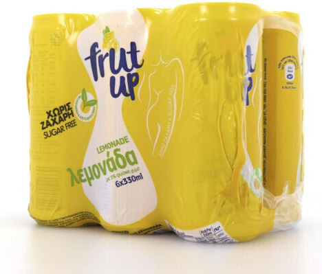 Frut Up Λεμονάδα με Ανθρακικό σε Κουτί 330ml