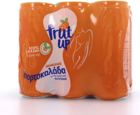 Frut Up Πορτοκαλάδα με Ανθρακικό σε Κουτί 330ml