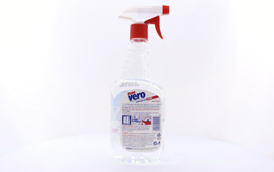 Vero Τζαμιων Με Ξυδι Διαφανες Καθαριστικό Spray Τζαμιών 750ml