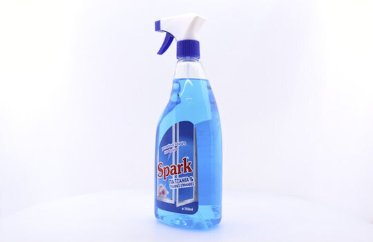 Spark Καθαριστικό Spray Τζαμιών Μπλε 750ml