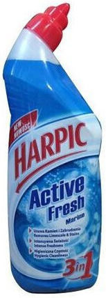 Harpic Active Fresh Παχύρρευστο Υγρό Καθαριστικό Λεκάνης με Άρωμα Ocean 2x750ml
