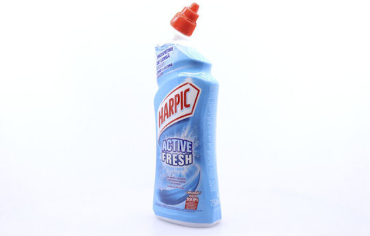 Harpic Active Fresh Παχύρρευστο Υγρό Καθαριστικό Λεκάνης με Άρωμα Ocean 2x750ml