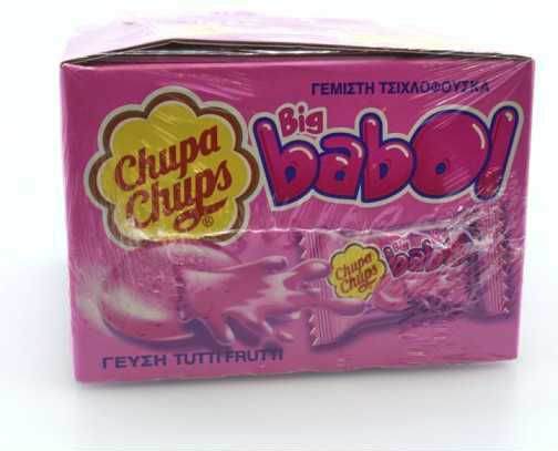 Chupa Chups 60 Gume de mestecat Big Babol cu Aromă de tutti frutti 1buc