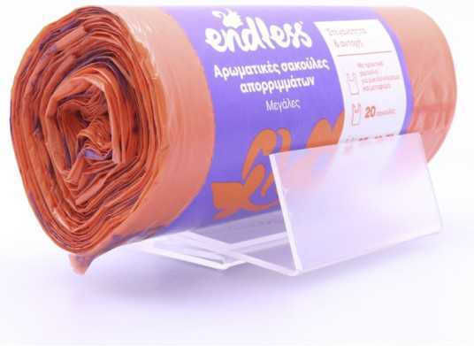 Endless Aromatische Müllbeutel Kapazität 55Es mit Griffen 58x72cm 20Stück Orange